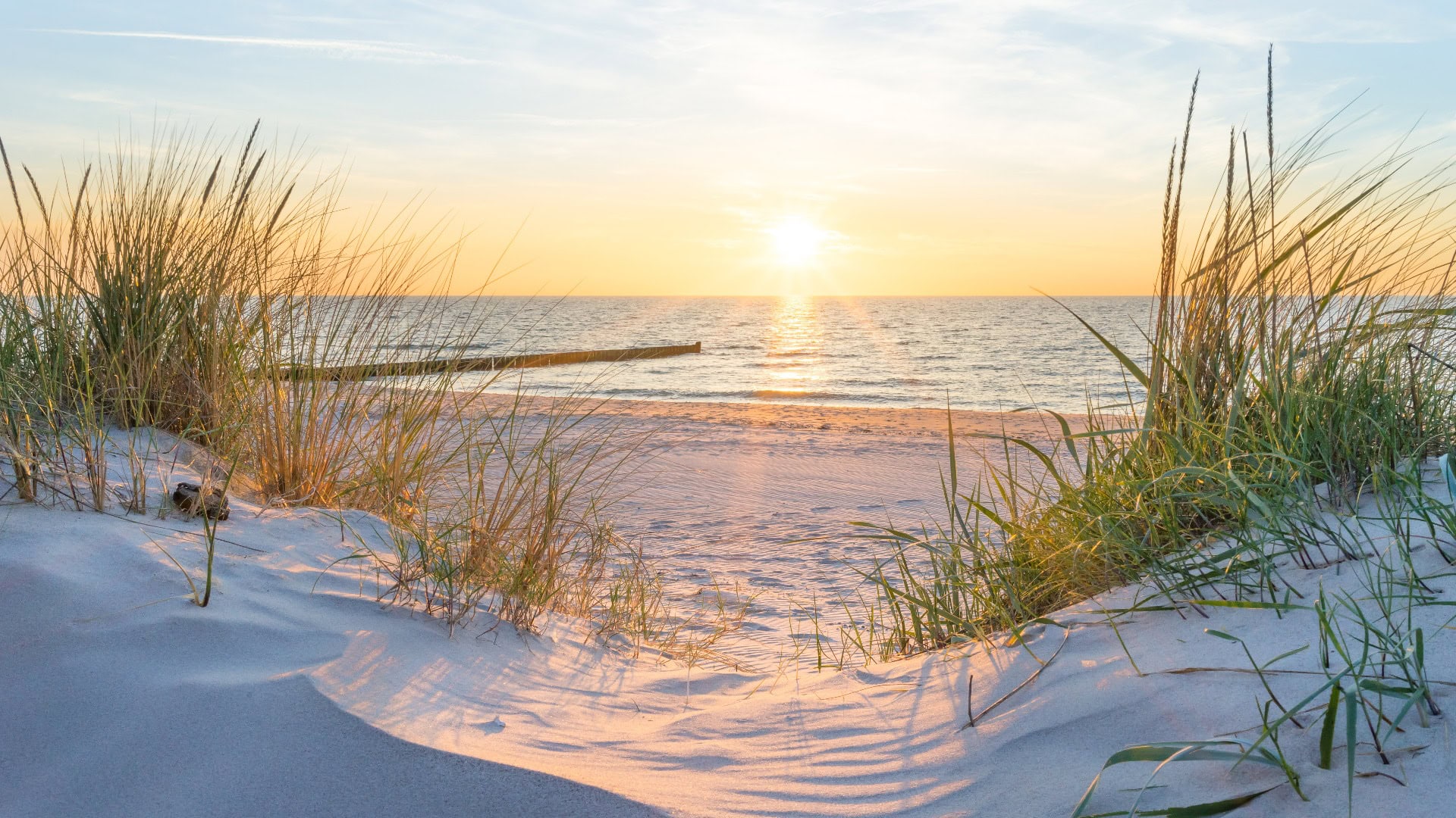 Sonnenuntergang an der Ostsee